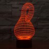 Lámpara LED logos y dibujos con tus aficiones: motos, fútbol, trofeos, música y más! ..personalizada láser