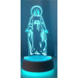 Lámparas religión cristiana led personalizadas en láser
