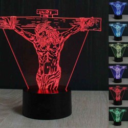 Lámparas religión cristiana led personalizadas en láser